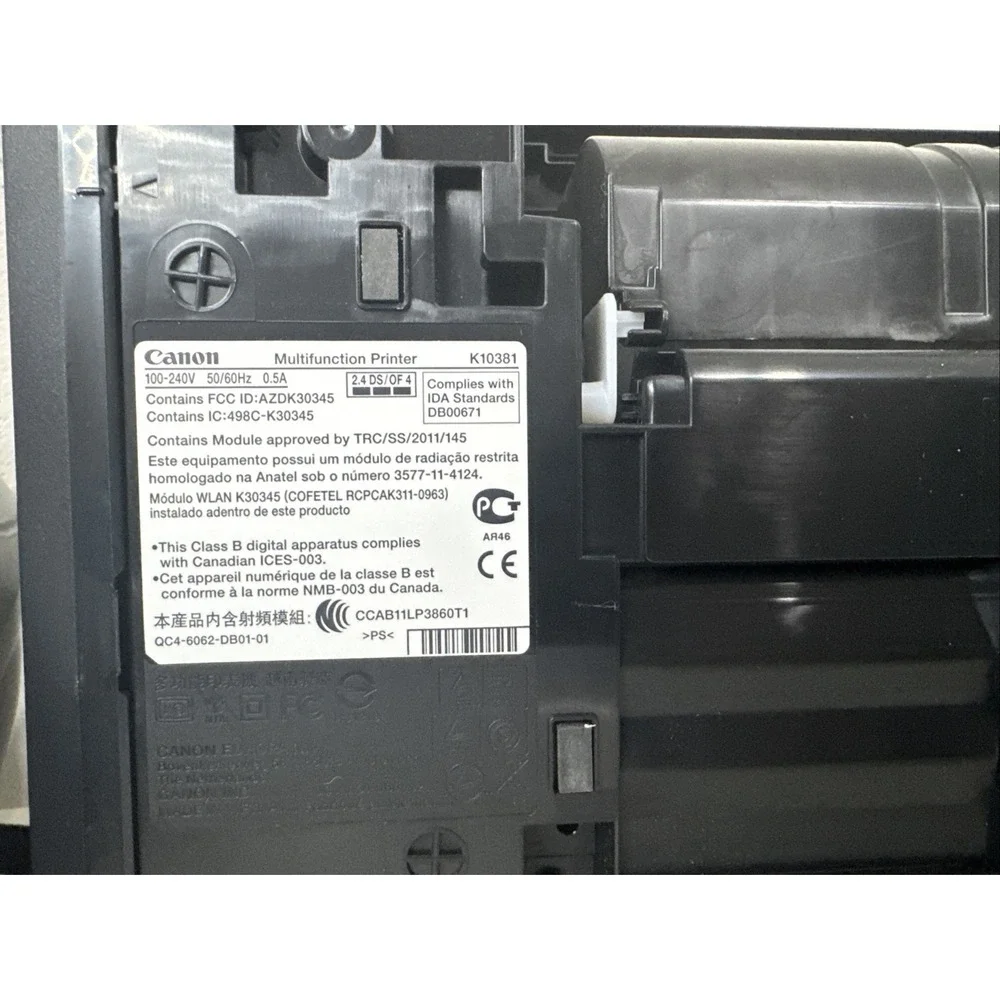 Canon PIXMA MG3220 Wireless Inkjet All-In-One Printer Untested